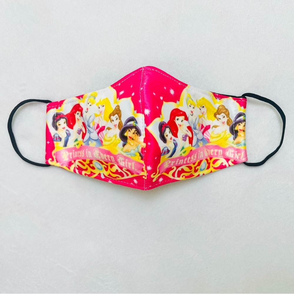 Disney Princess Cloth Face Mask for Kids / Petite Face, NEW